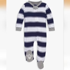 NWT Striped Navy and White Kids One Piece, Size 6-9 Months